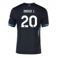 Camiseta Liverpool Diogo Jota #20 Segunda Equipación Replica 2024-25 mangas cortas